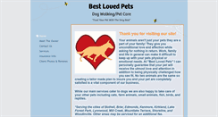 Desktop Screenshot of bestlovedpets.net